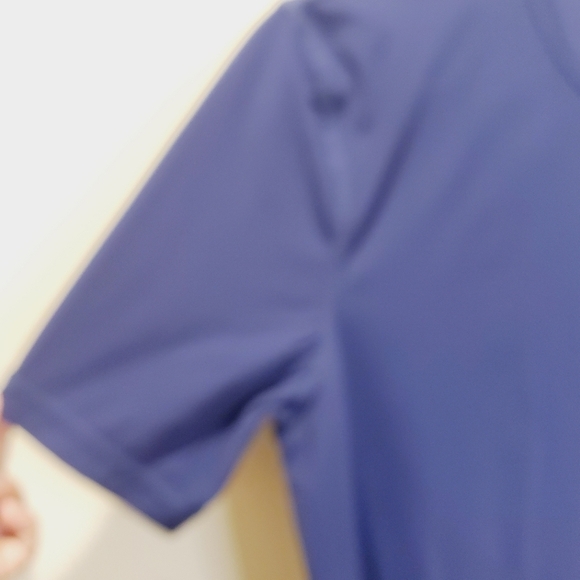 J Crew men's Navy blue Crew Neck Nylon short sleeves tshirt size M - Picture 4 of 8